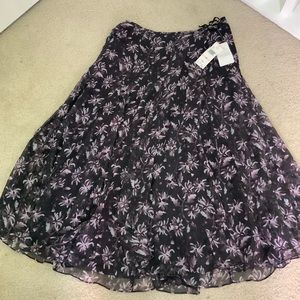 NWT JONES NEW YORK FLORAL MIDI SPRING SKIRT
